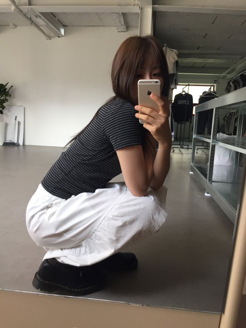 v midi skirt (3color) 
