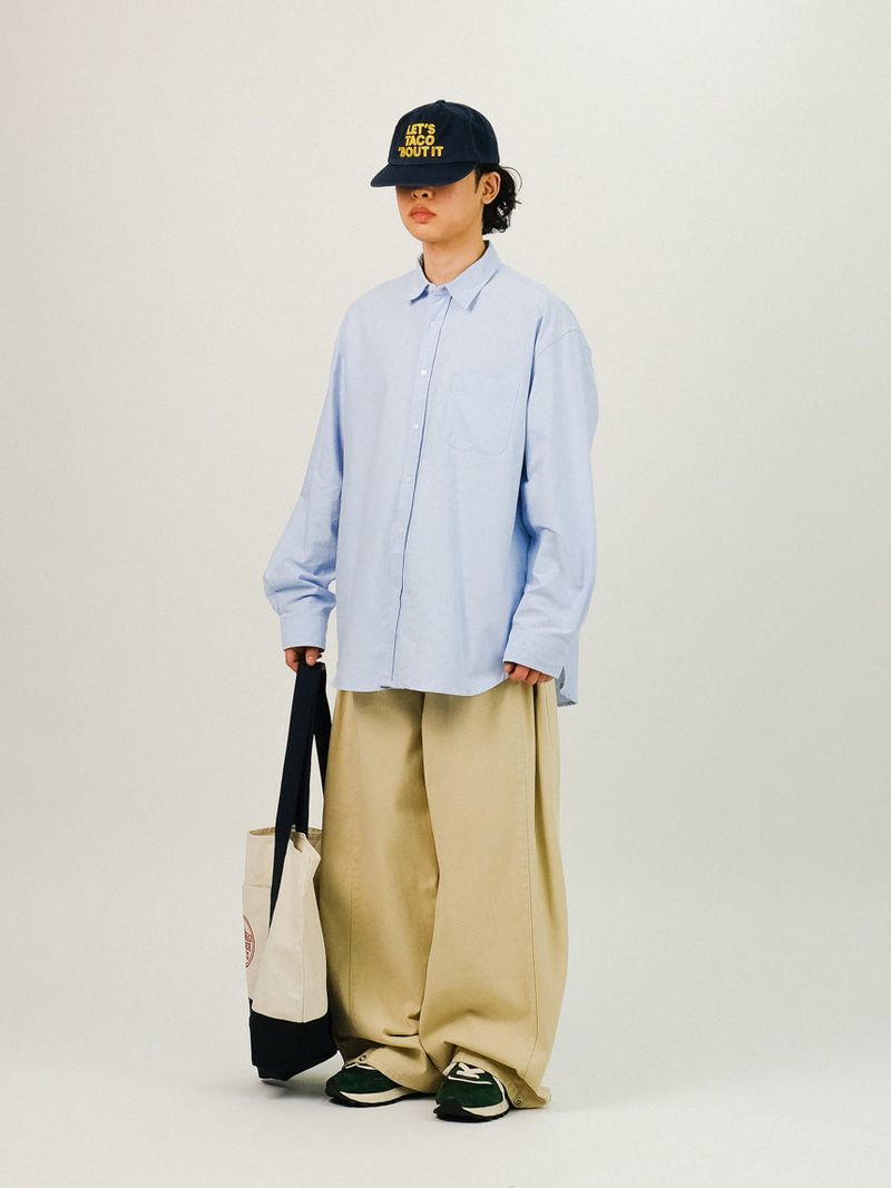 ON Snap Wide Cotton Pants
