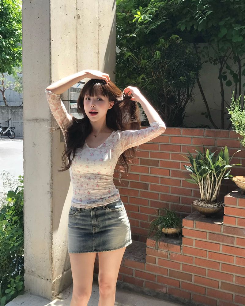 cloudemotion（クラウドエモーション）の「ginger deep washing low denim sk（Skirts）」