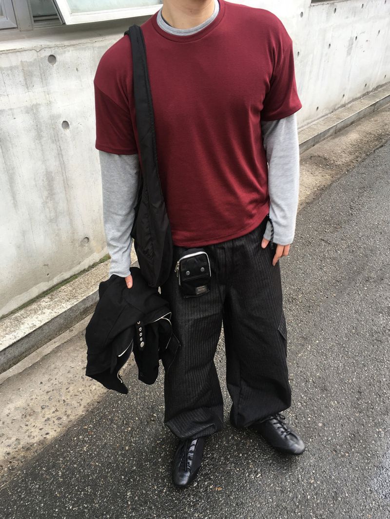 No.1608 S layered T (3color)