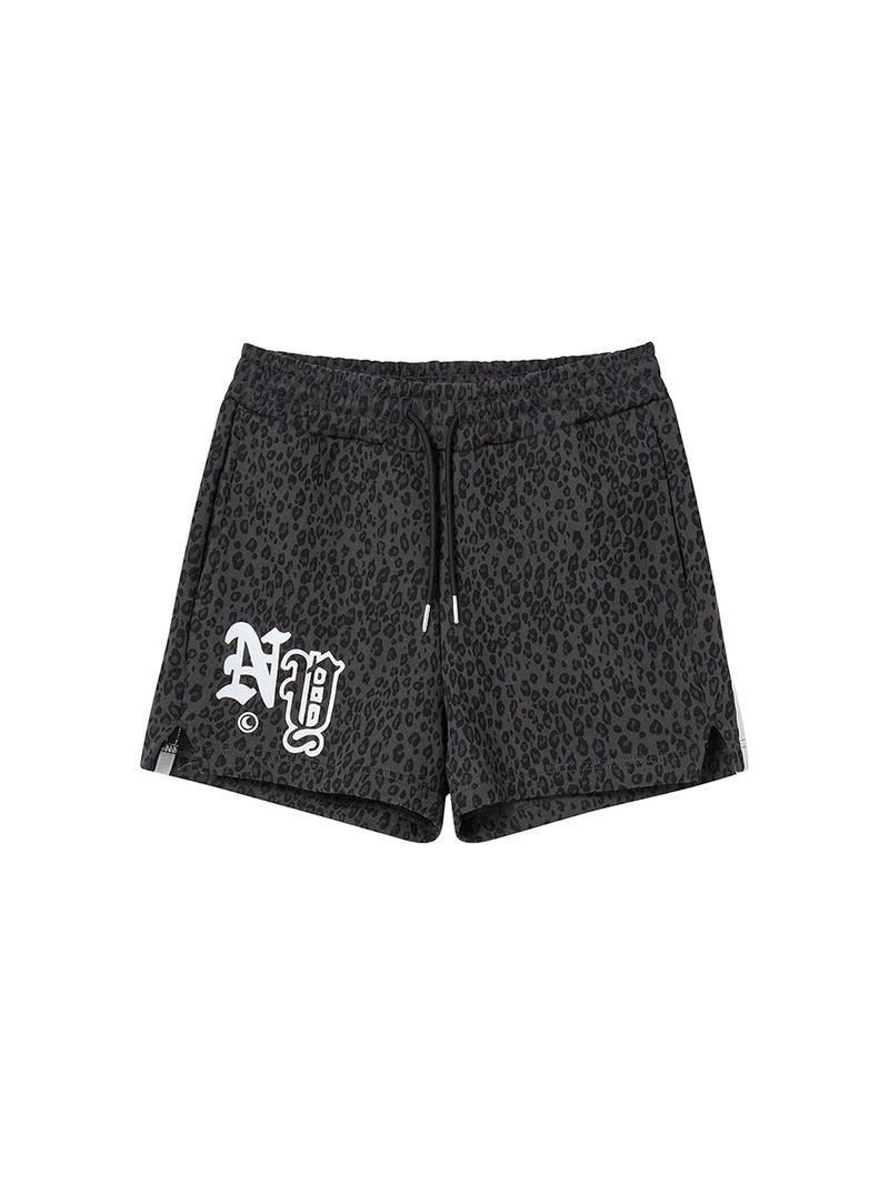 LETTER N SHORTS (CHARCOAL)