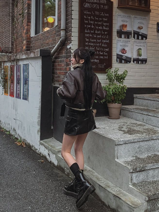 Deli Waist Buckle Crop Mustang
