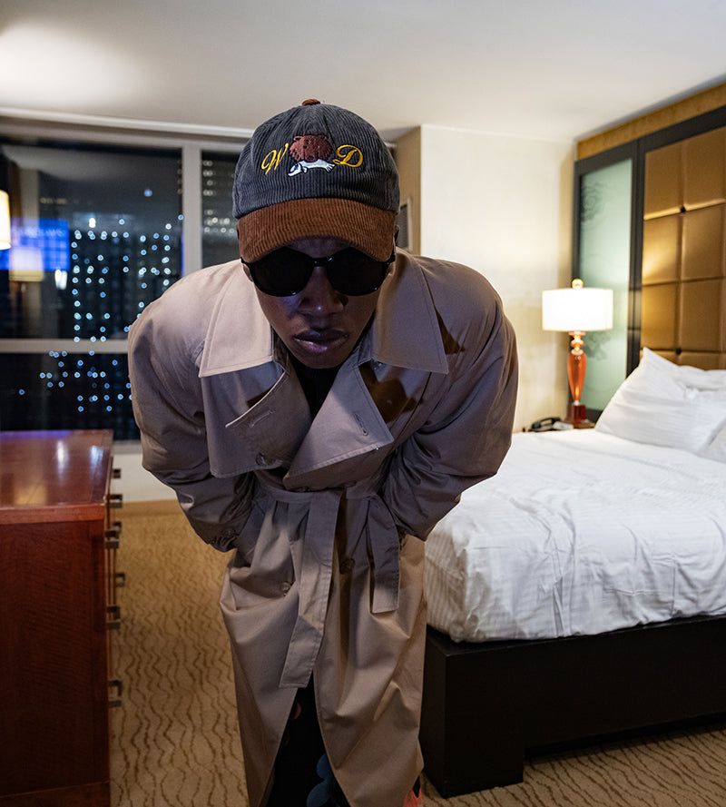 wonder visitor(ワンダービジター)の「Bear salmon ball cap(Hats)」