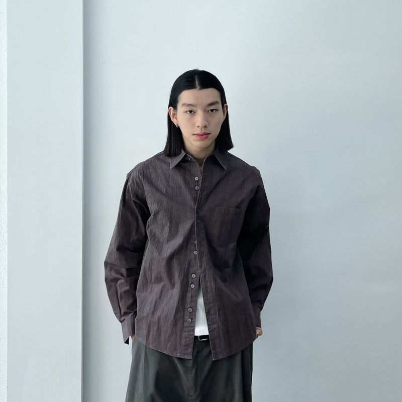 Relaxed Wrinkle Effect Shirt