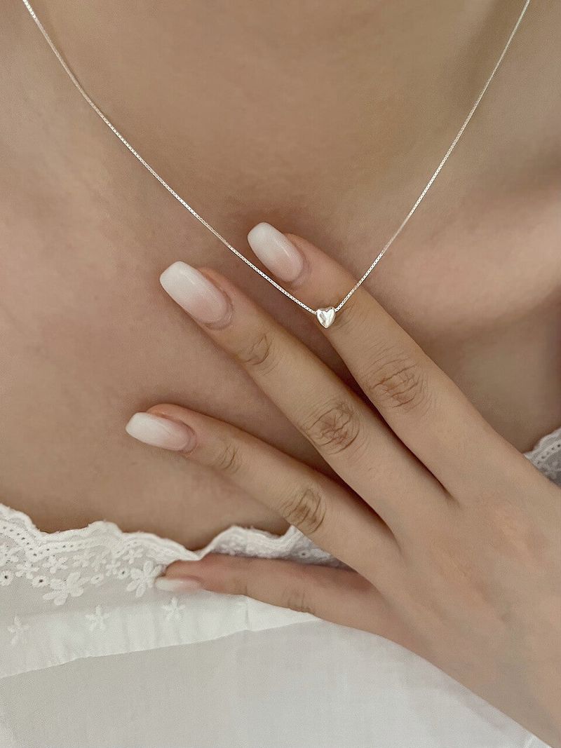 (silver925) Heart necklace