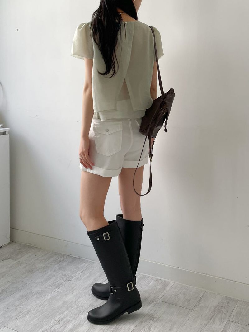 [Belt SET] Cabra Pocket Shorts