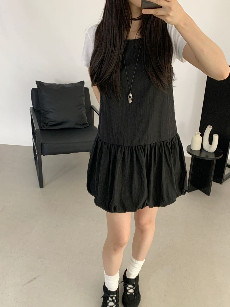 Berard Balloon Sleeveless Mini Dress