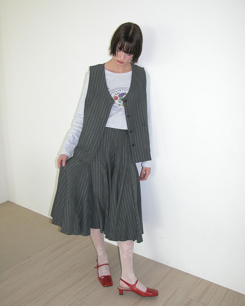 Sofia Vest ,Gray