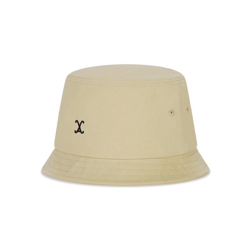 VA Curved Logo Short Visor Bucket Hat / Beige