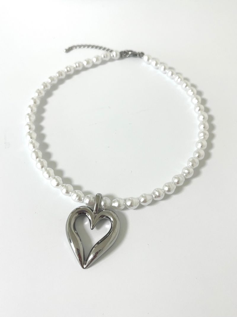 MADE jumbo white necklace