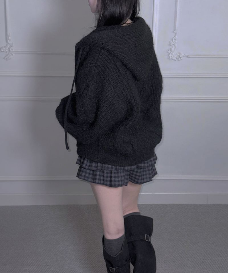 Wool Check Frill Shorts (3colors)