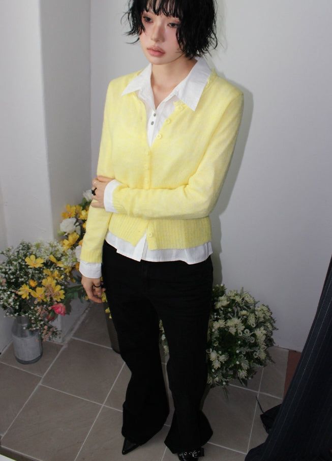 SHEER WAVE CARDIGAN