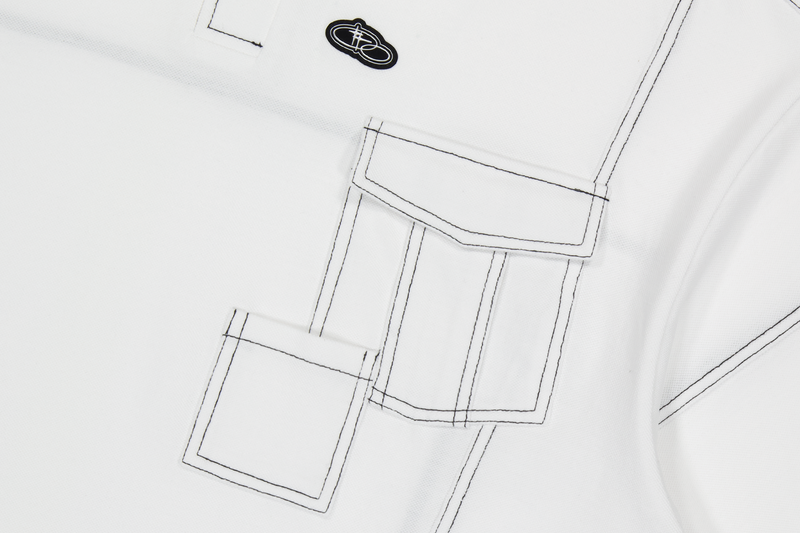 DOUBLE POCKET STITCH PIQUE SHIRT
