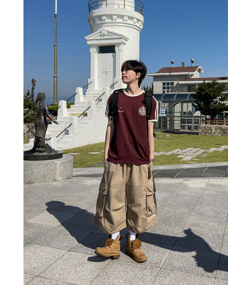 Jorbic 3D Cargo Bermuda Pants