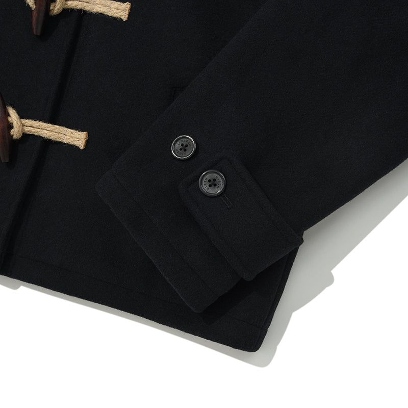 CHERRY HOODIE HALF DUFFLE COAT [NAVY]