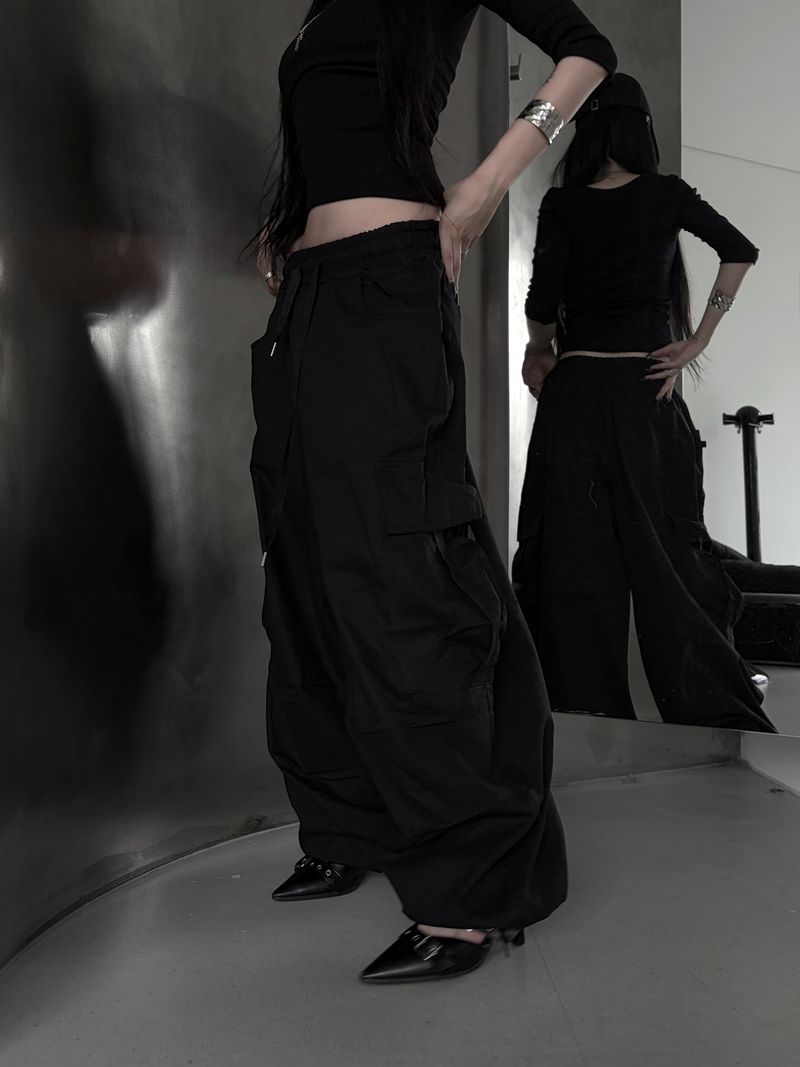 balloon big cargo pants (2color)