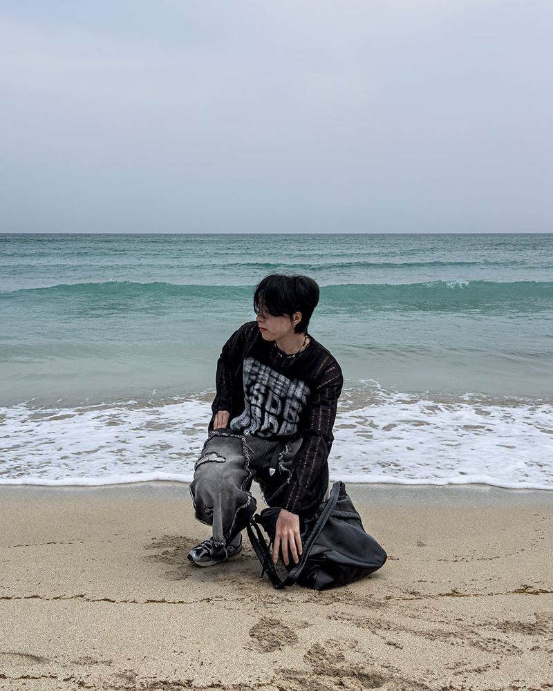 Lunera Painting See-through Knit