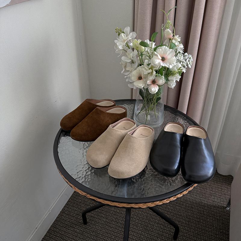 ASCLO Retro Mule Slippers (3color)