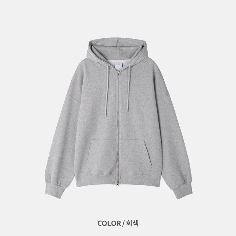 two way hood zip up