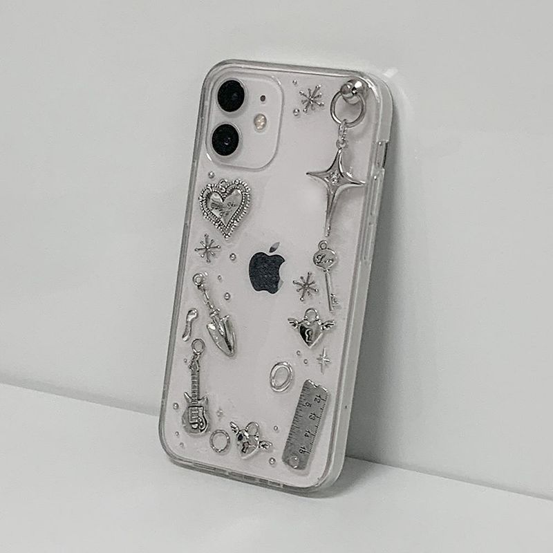 [MADE] Silver Dot Resin Case