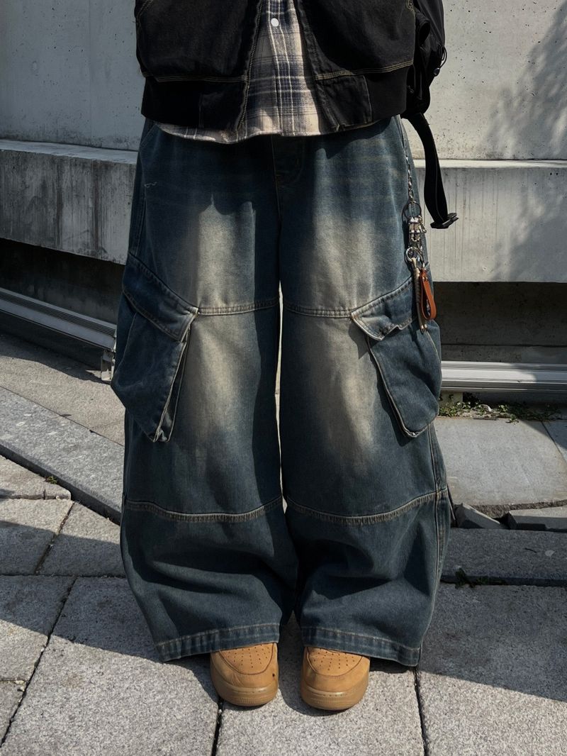 ESOO(イス)の「Rough Denim String Cargo Pants(Pants)」