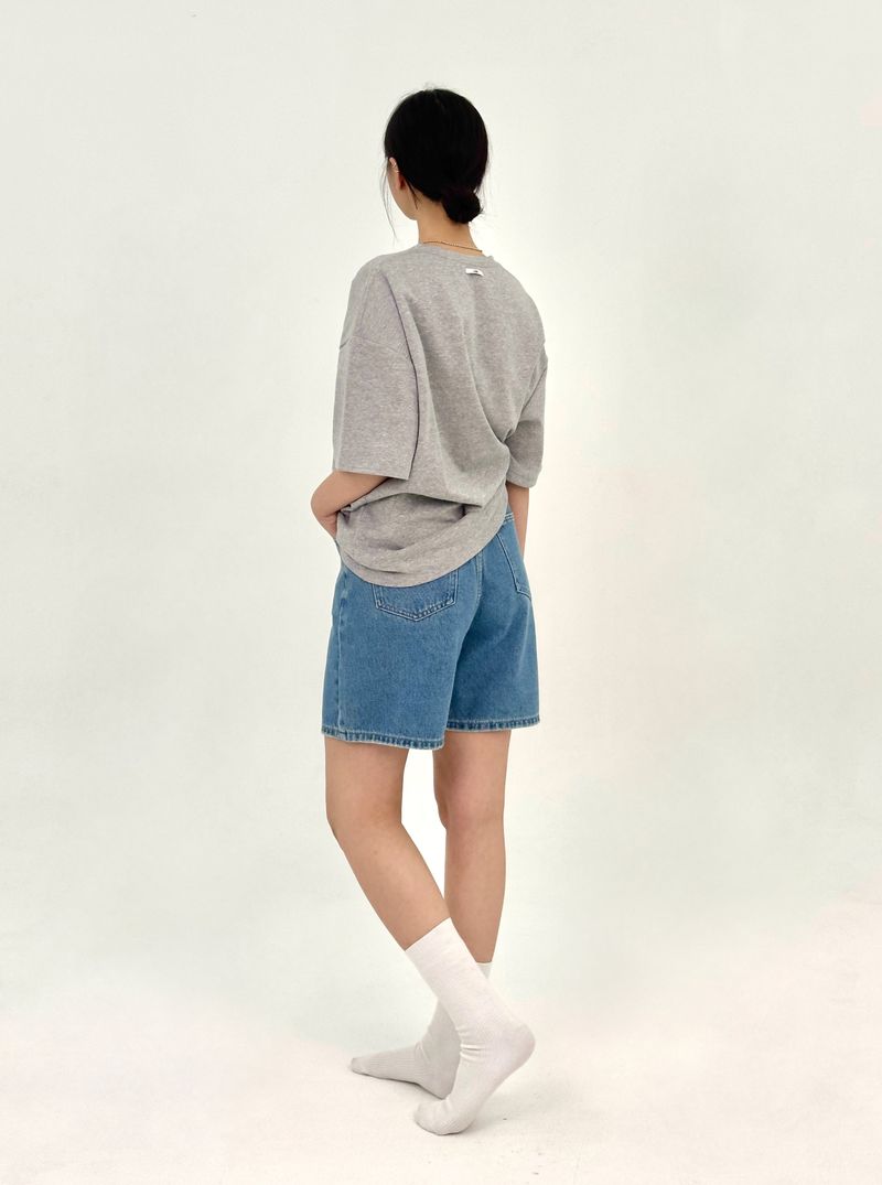 MEDIUM INDIGO DENIM SHORTS code 25008