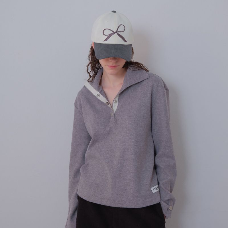 Charcoal/Cream Pigment Ribbon Cap