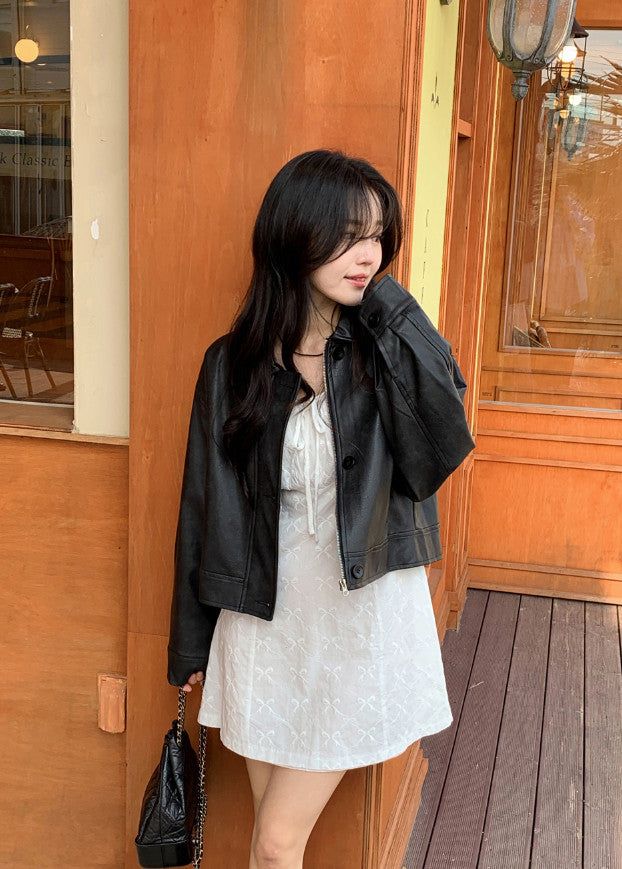 SHOPPERLAND（ショッパーランド）の「IF Spring Leather Jacket (3color)（Jackets/Outerwear）」