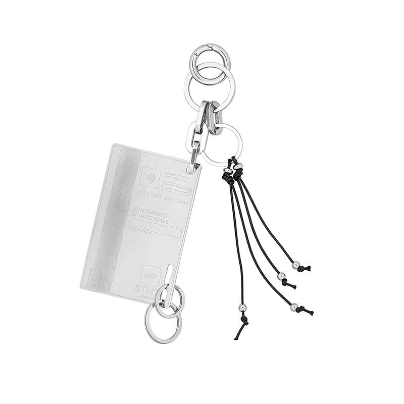 SENTIMENTS（サンティマン）の「NO.526 [SILVER] STM SILVER CARD KEY RING（Toys/Key Holders）」