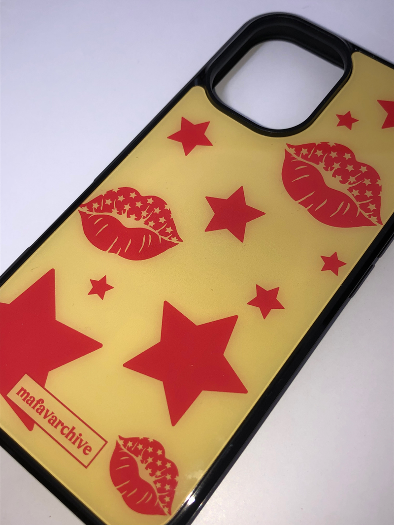 tangerine lips glass case