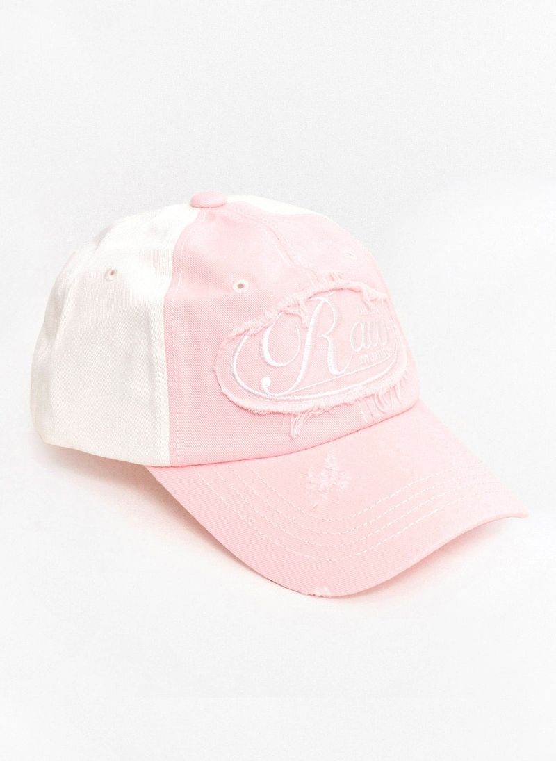 RAWmantics（ローマンティックス）の「ヴィンテージ スクラッチ ウォッシュ ツートンキャップ Pink（帽子）」