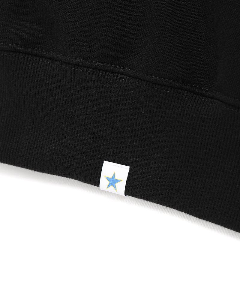 SELLER LOGO SWEATSHIRT BLACK(CV2EFUM441A)
