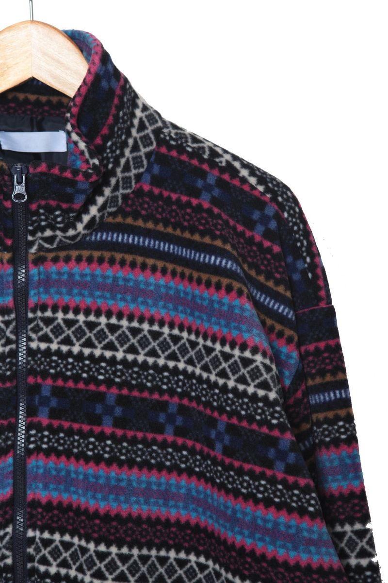 Elle Pattern Fleece Jacket