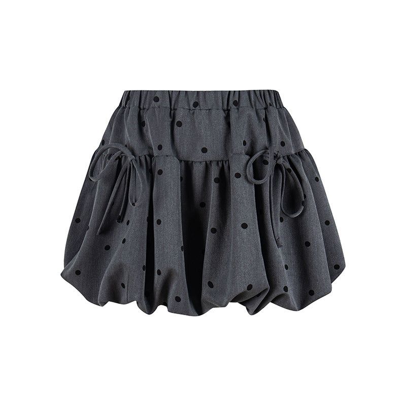Cozy&Kitsch(コージーアンドキッチ)の「Mellow Dot Ribbon Volume Skirt(Skirts)」