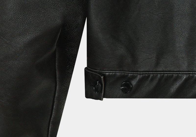 Meir Semi-Cropped Vintage Western Leather Jacket
