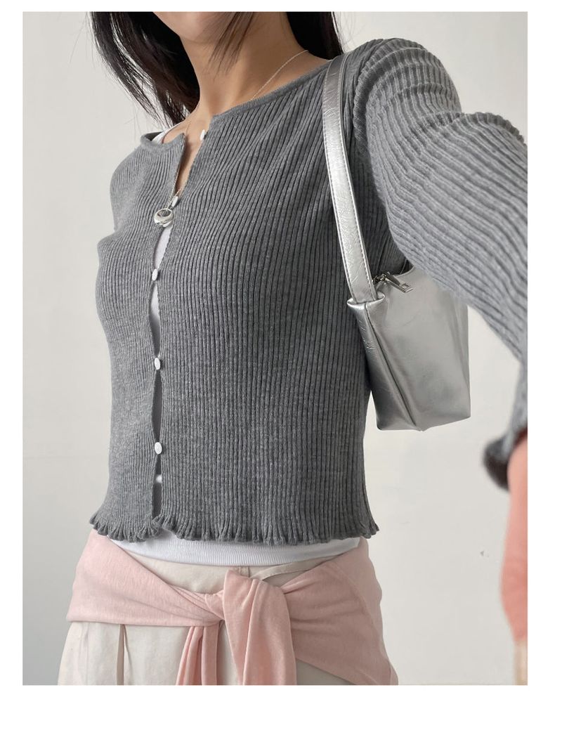 Ribbed sleeveless top