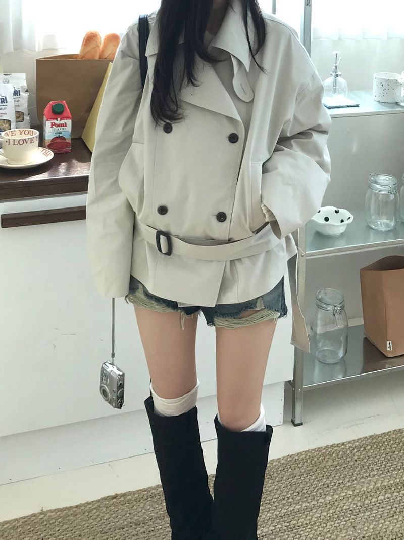 Root Short Trench Jacket (3 colors)