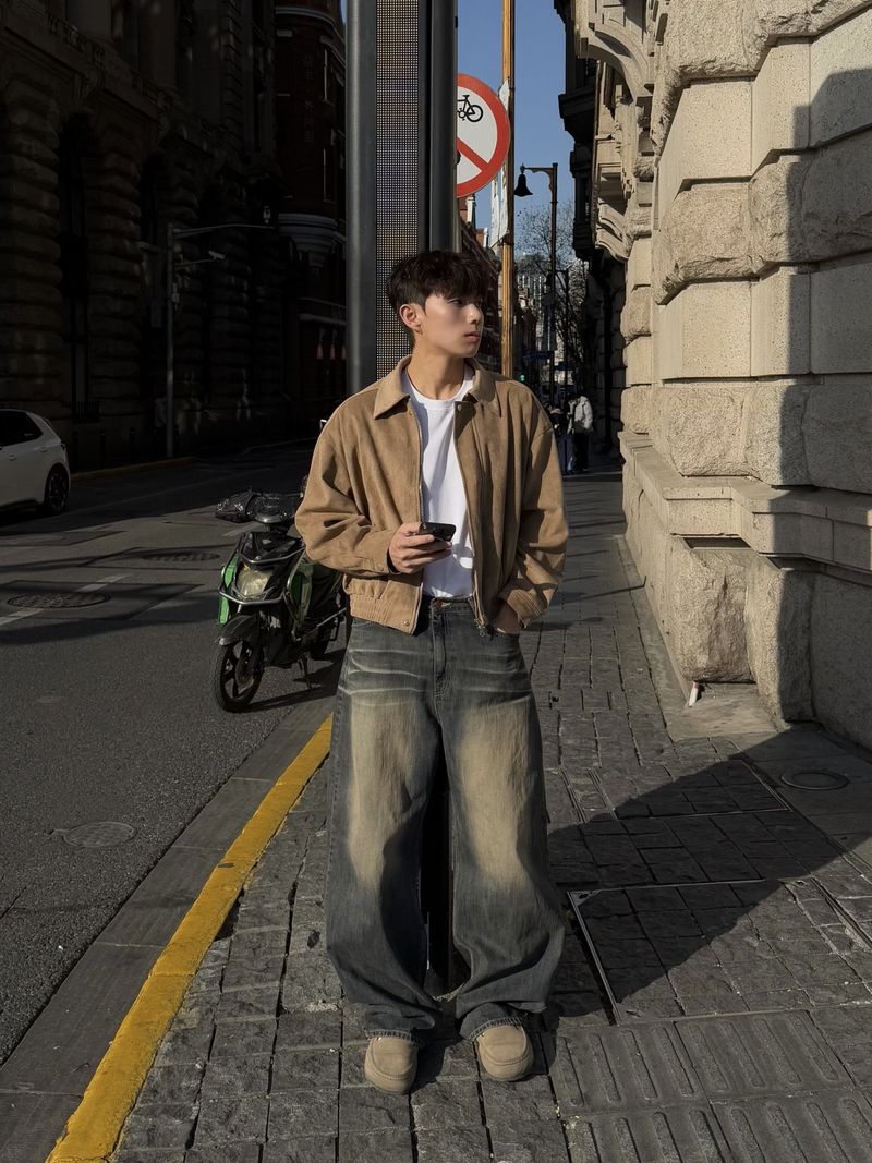 BONE SUEIDE JACKET