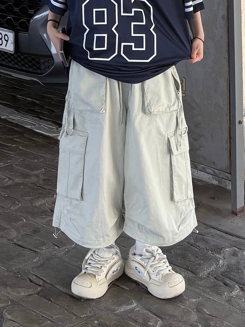 cation d-ring bermuda pants