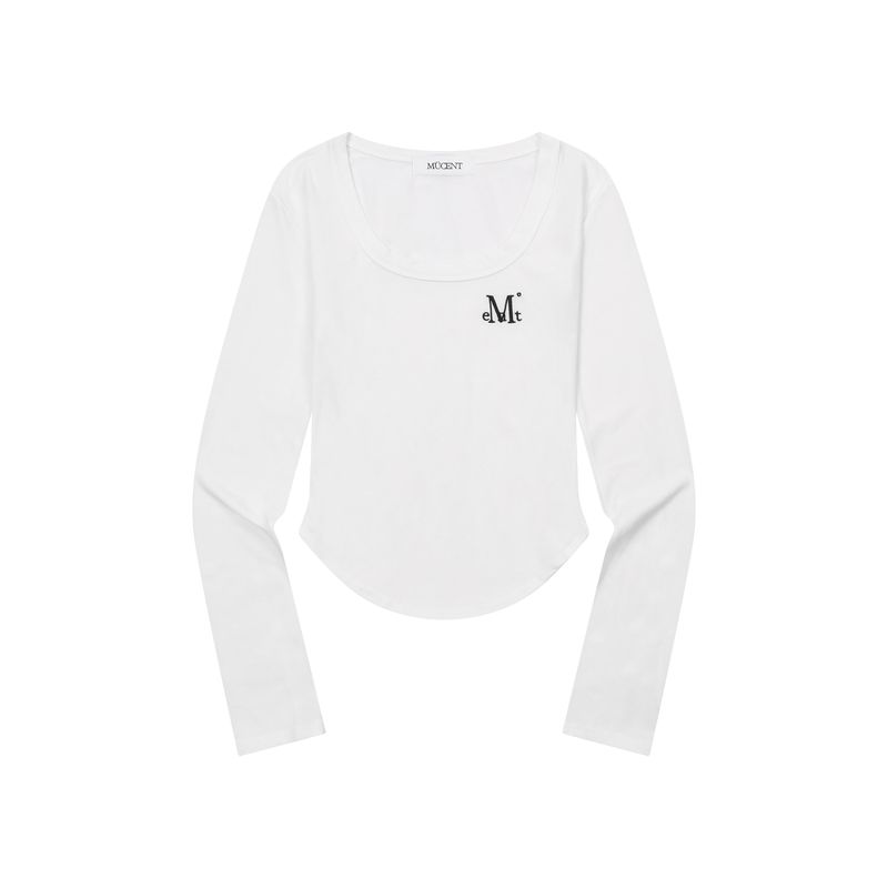MARIEL SQUARE NECK CROP T (6Color)