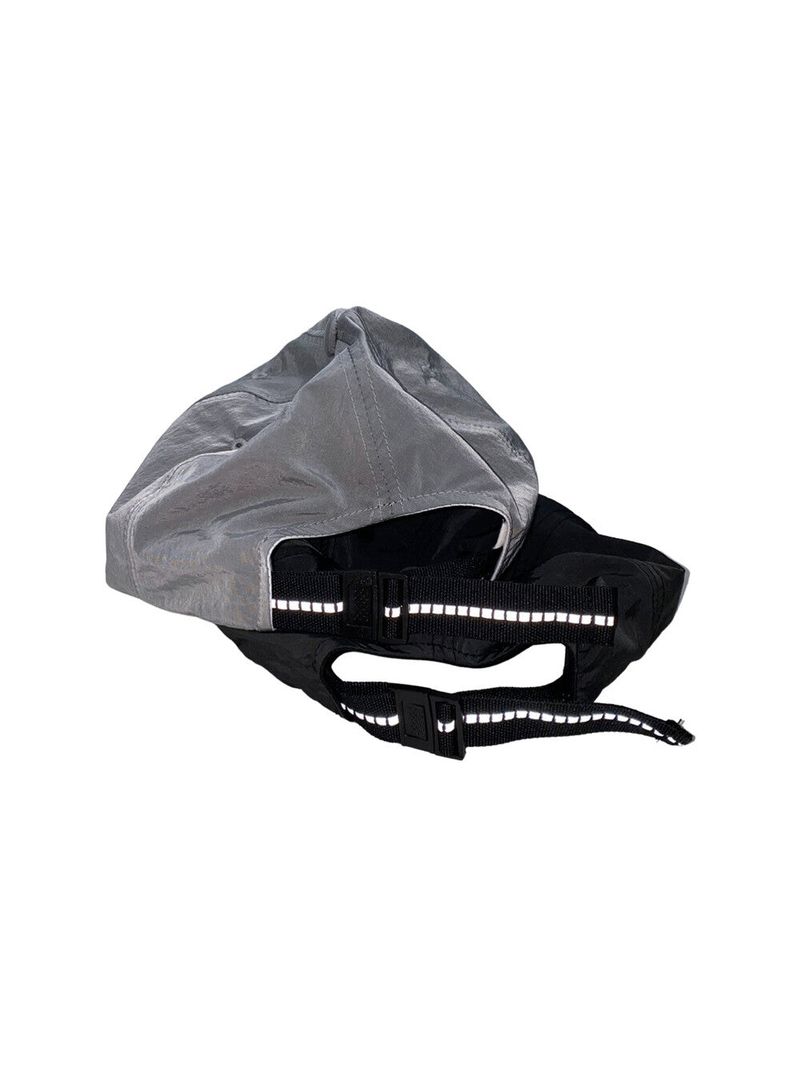 REFLECTIVE LOGO NYLON CAP BLACK