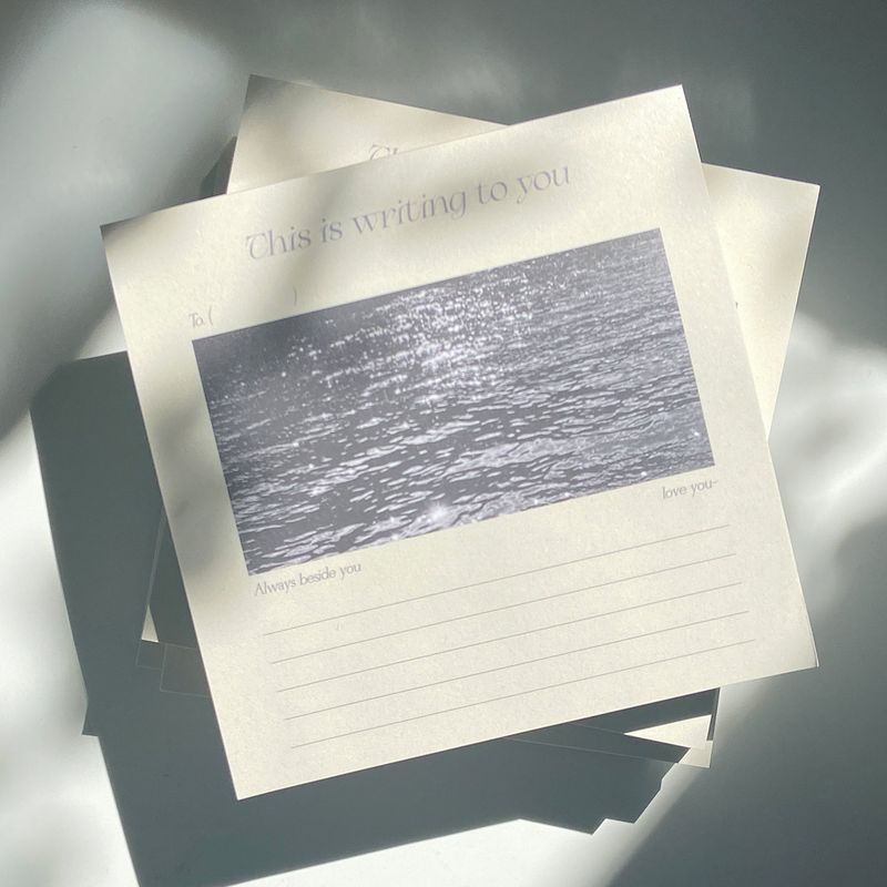 Postcard memopad