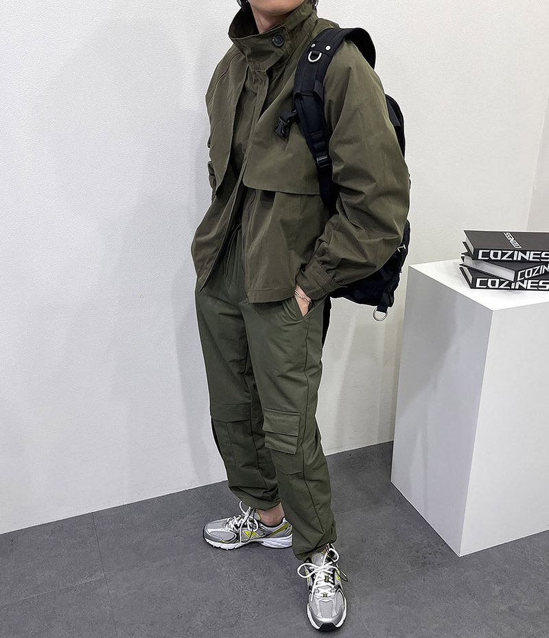 ランナイロンカーゴパンツ