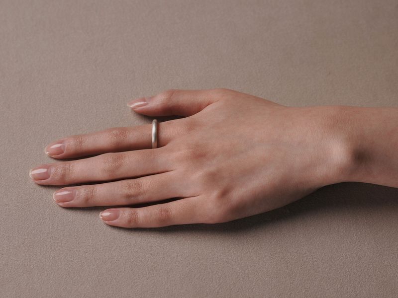 Signature O ring - Matt Silver