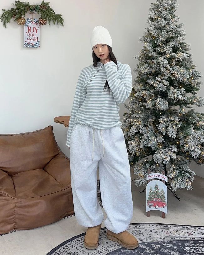 Elrond Patch Boa Jogger Pants