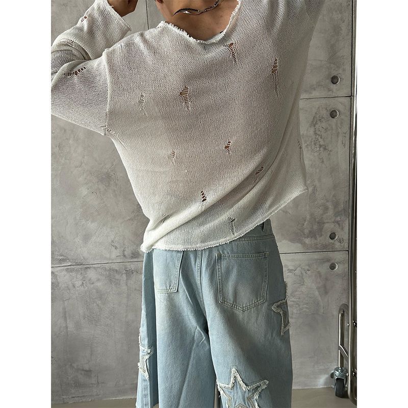 LAURANT（ロラン）の「[S/S] Damage net long sleeves (4color)（Tops）」