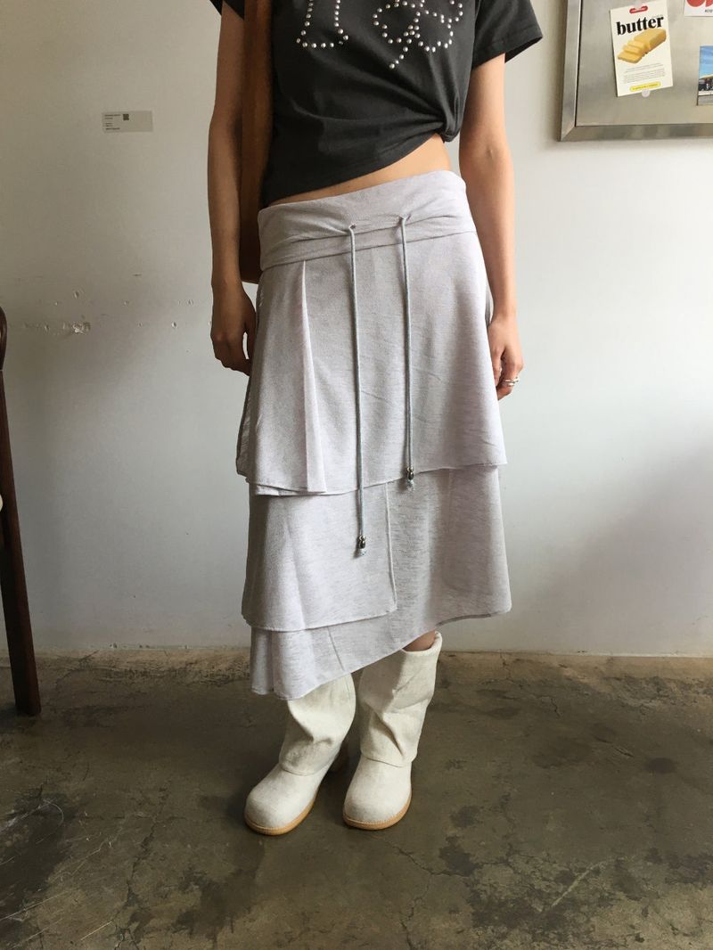 Chunky linen boots (1color)
