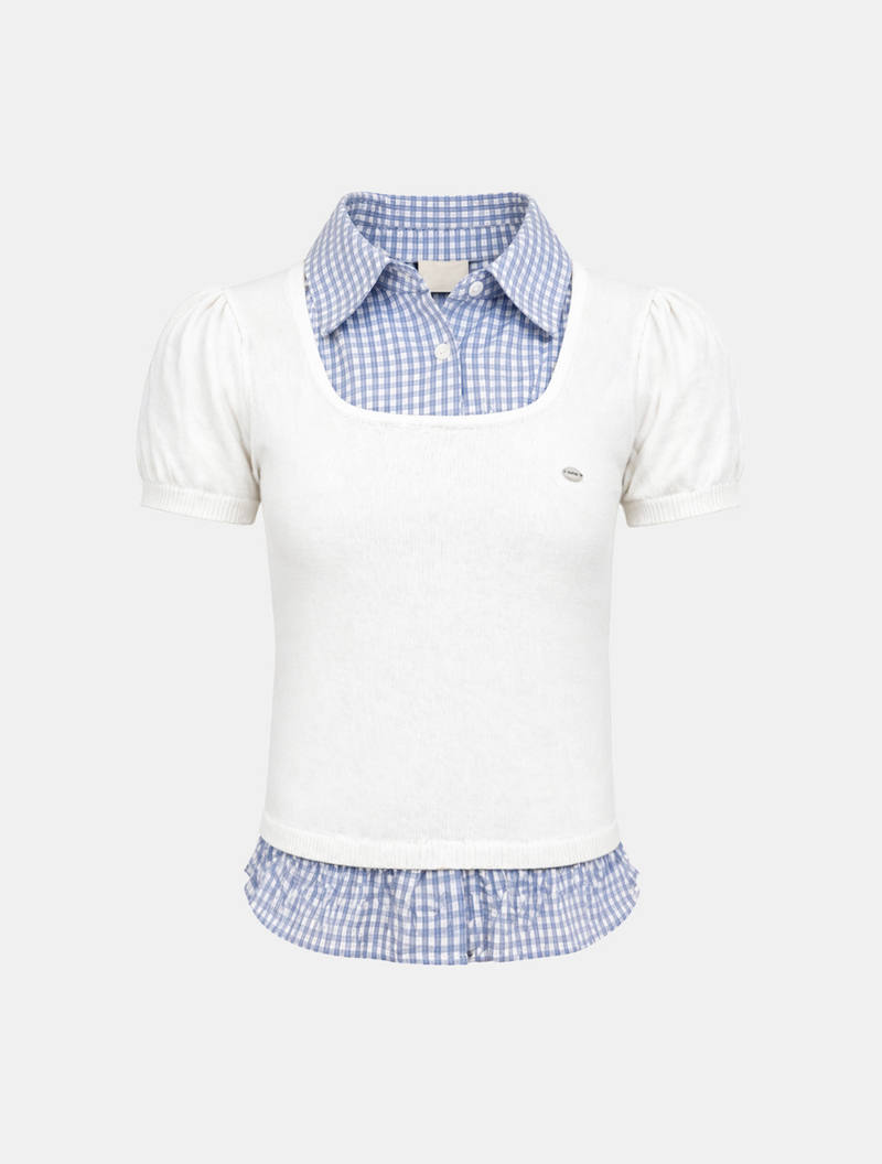 Sena Check Shirt Knit To