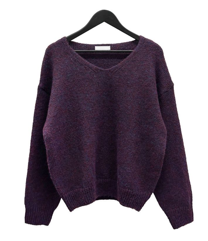 Zen V-neck Bocashi Knit