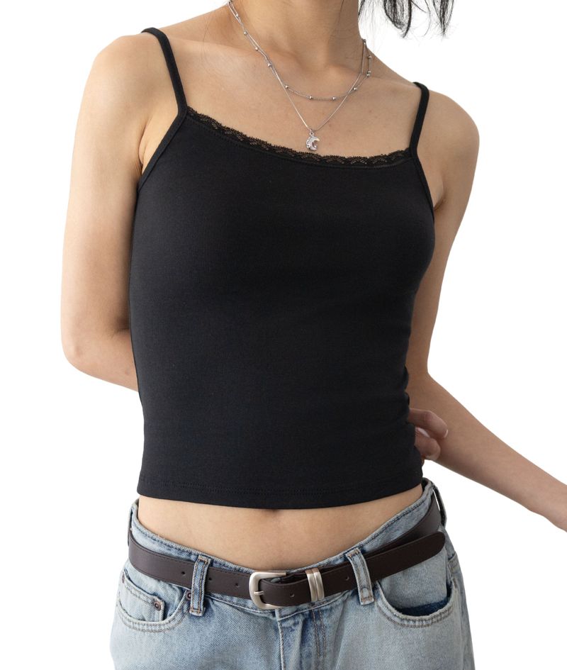Manda Lace Crop Tank Top